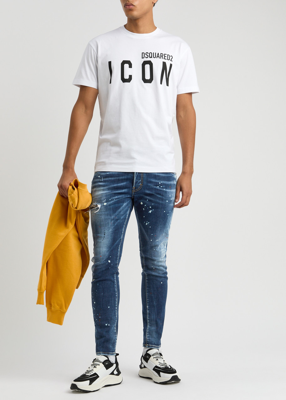 DSQUARED2 Skater Distressed Skinny Jeans - 4