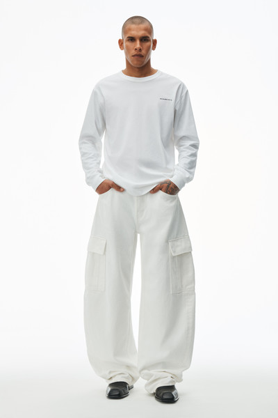 Alexander Wang LONG-SLEEVE TEE IN HIGH TWIST JERSEY outlook