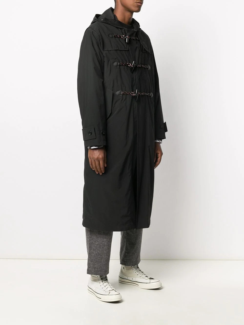 hooded duffel coat - 3