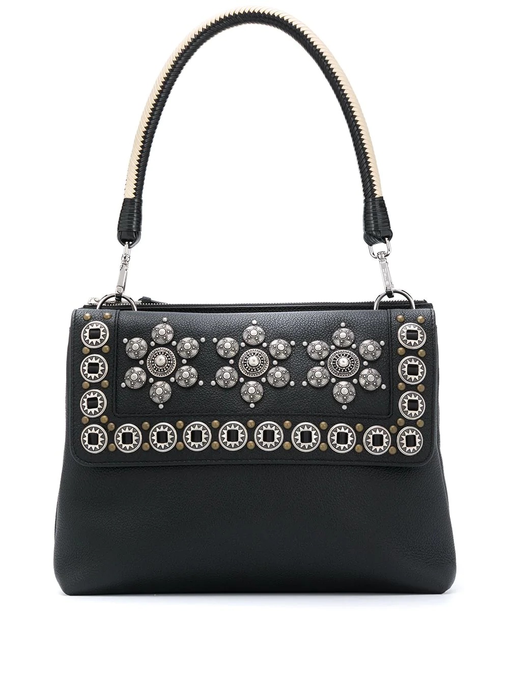 floral studded schouder bag  - 6