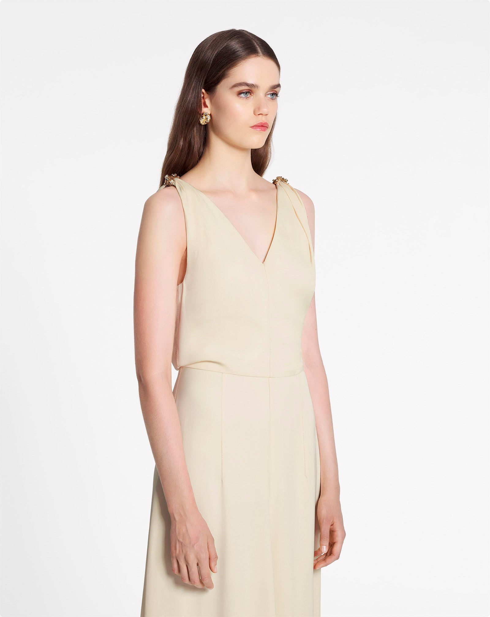 FLARED MIDI DRESS - 3