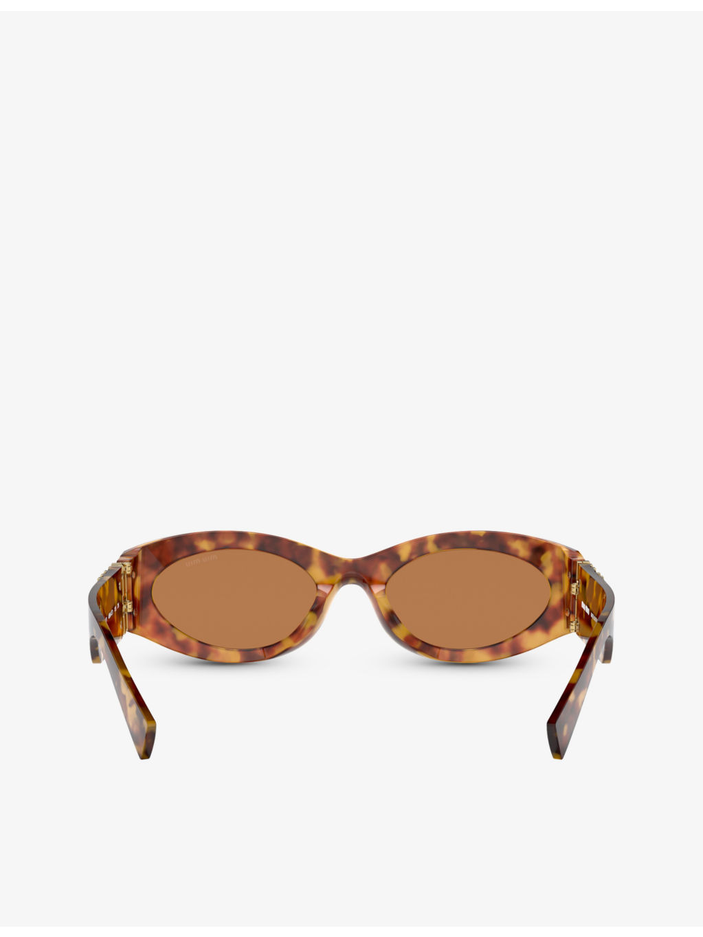 MU 11WS oval-shape acetate sunglasses - 4