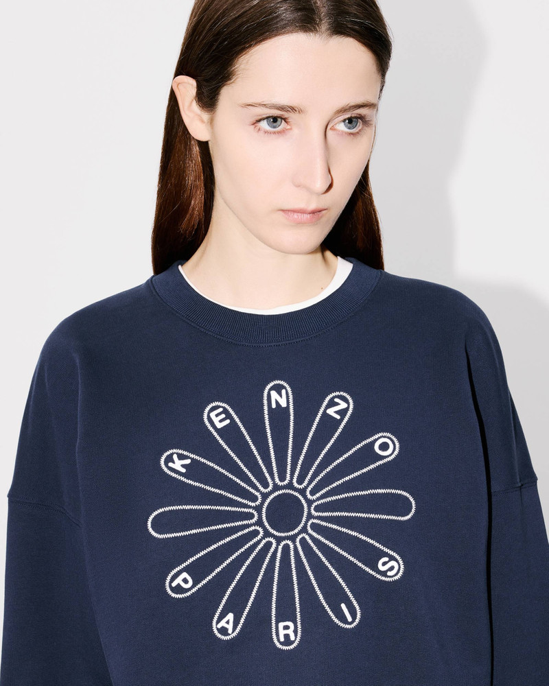'KENZO Marguerite' cropped embroidered sweatshirt 6