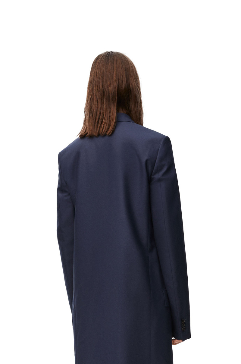 Double breasted jacket in wool and mohair 4