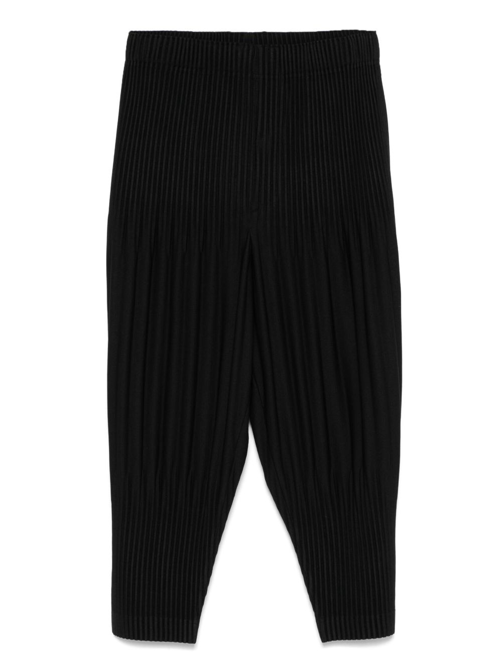 wide-leg plissé trousers - 1