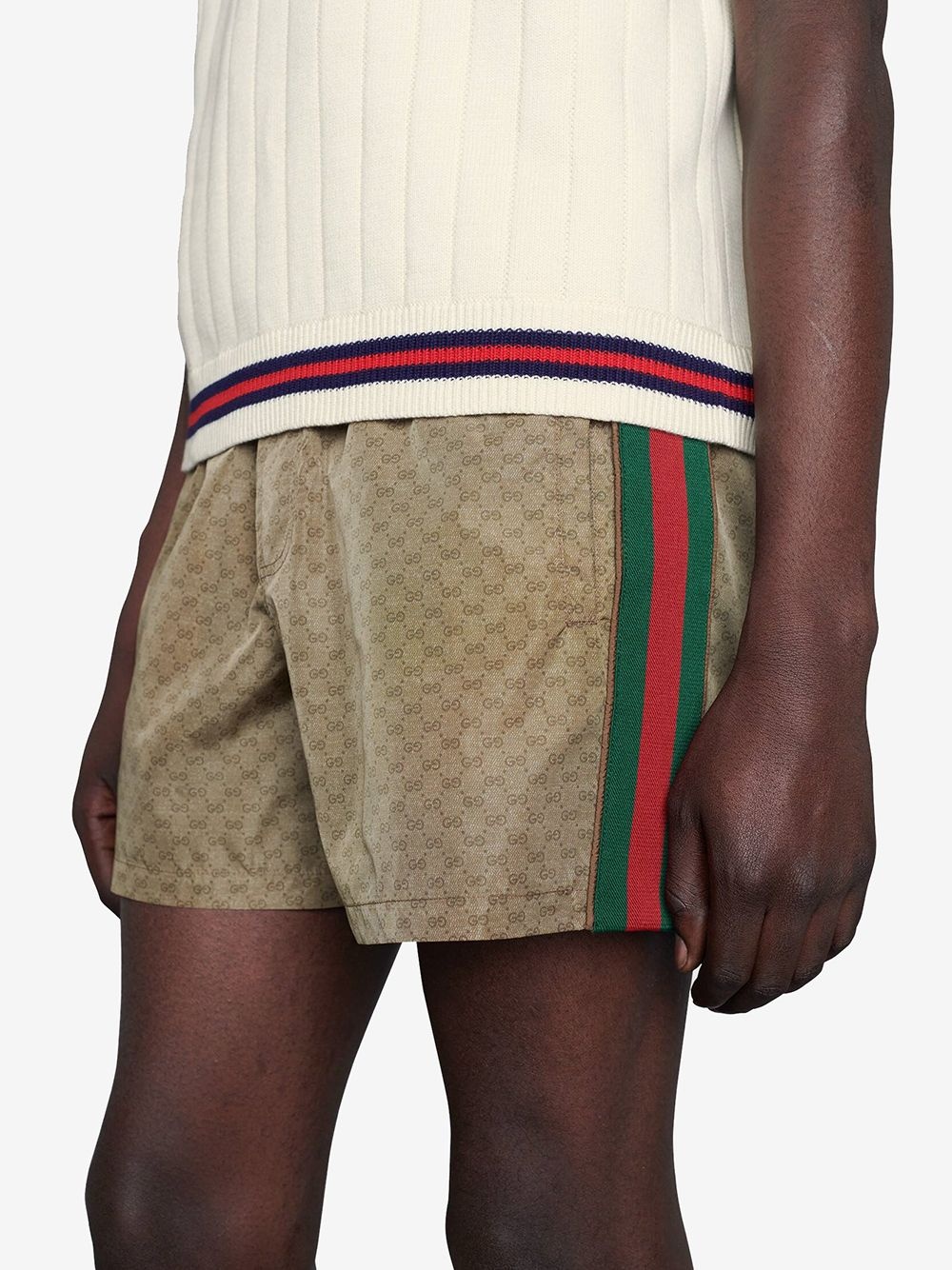 GG Supreme-print shorts - 5