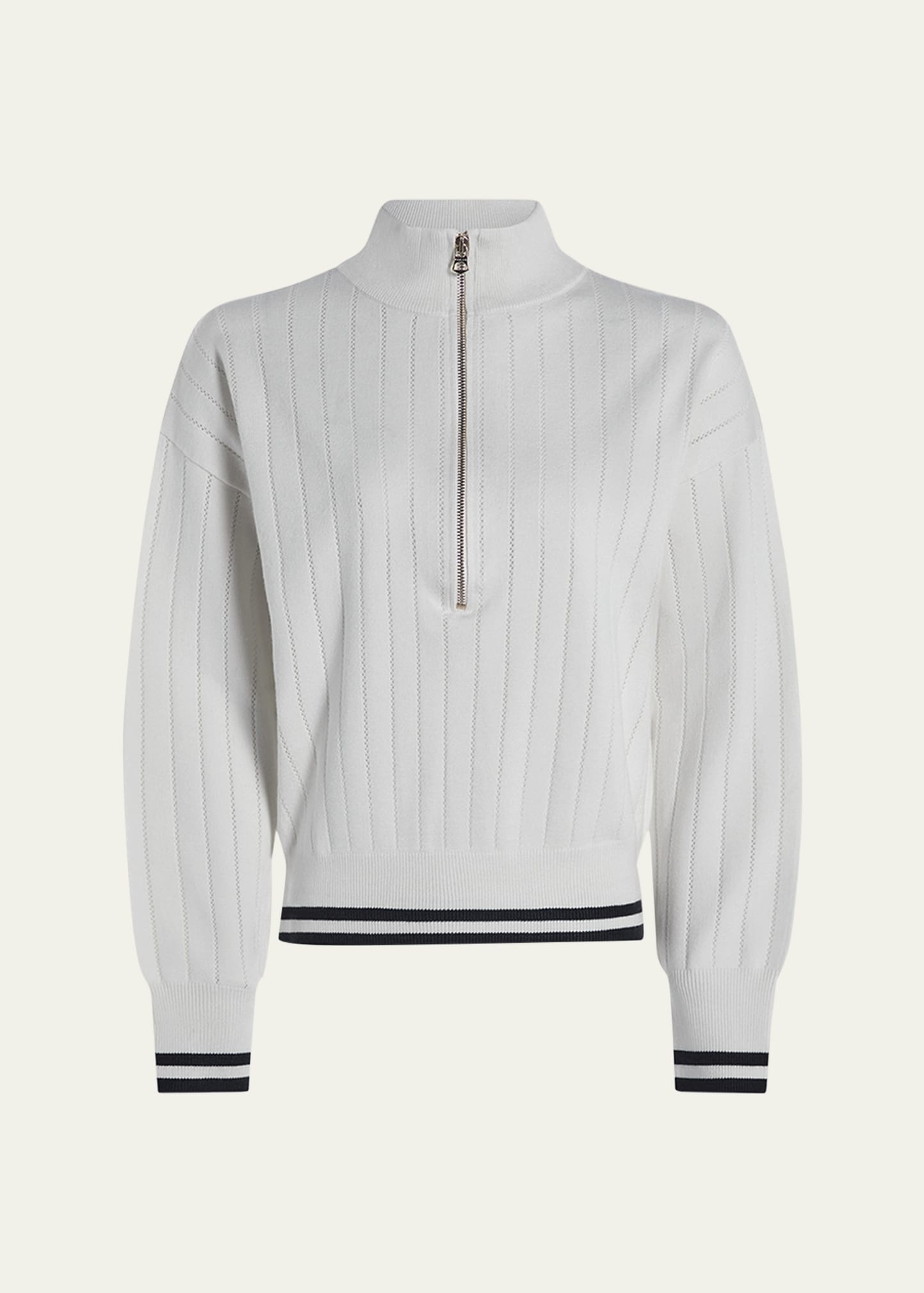Aliyah Half-Zip Knit Pullover - 1