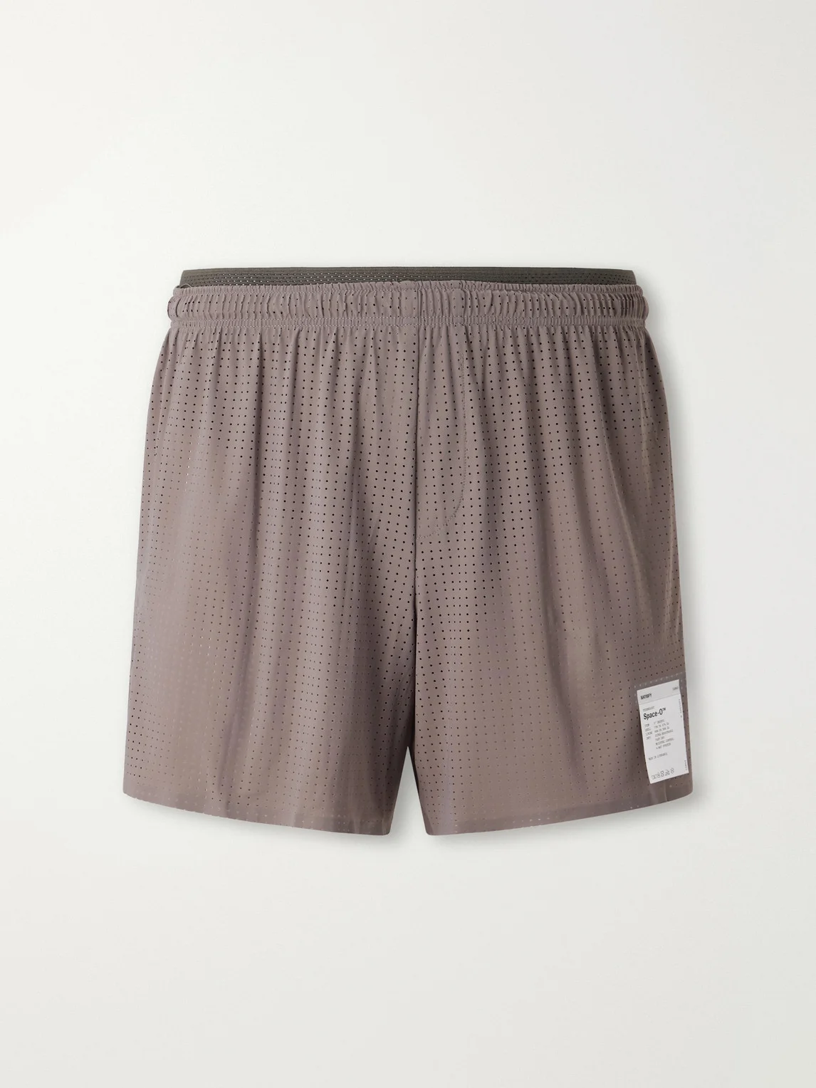 Straight-Leg Logo-Appliquéd 5" Space‑O™ Shorts - 1