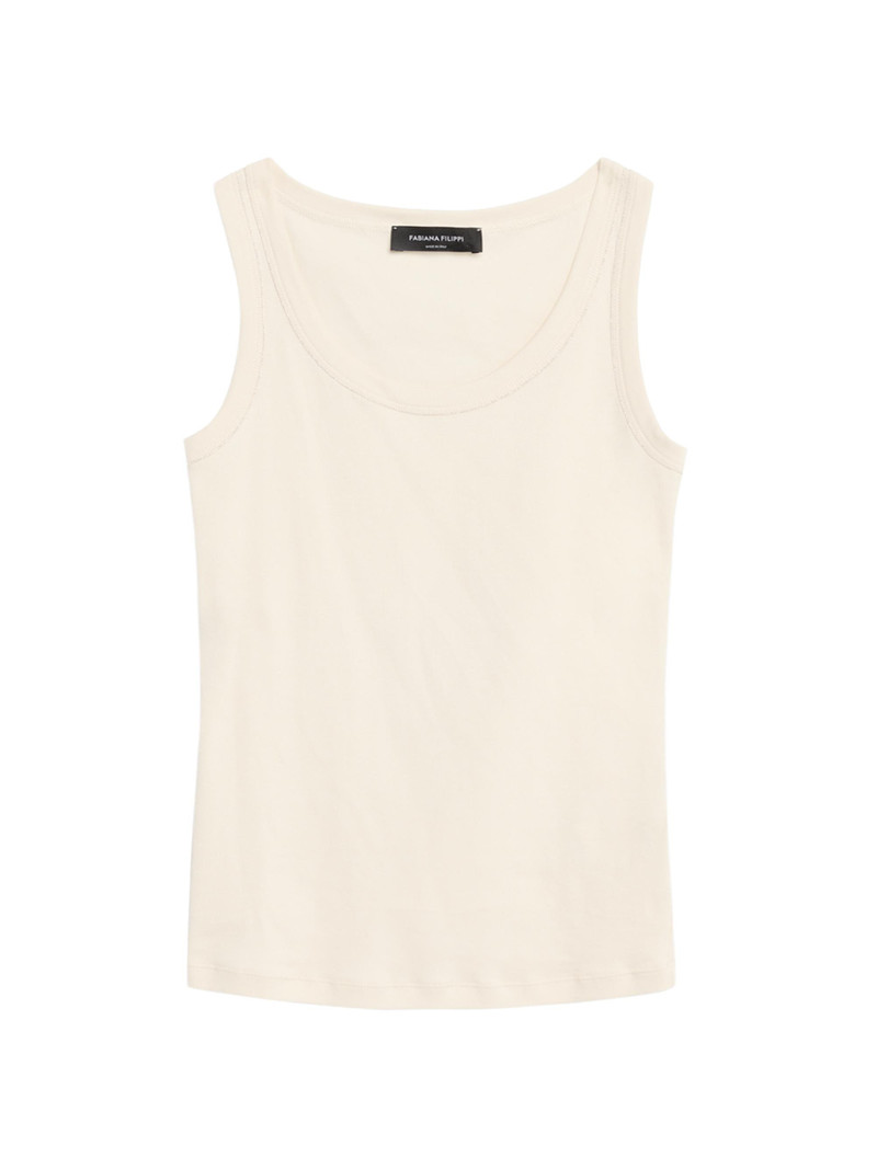 Women's Jersey Cotton Tank - Burro 1