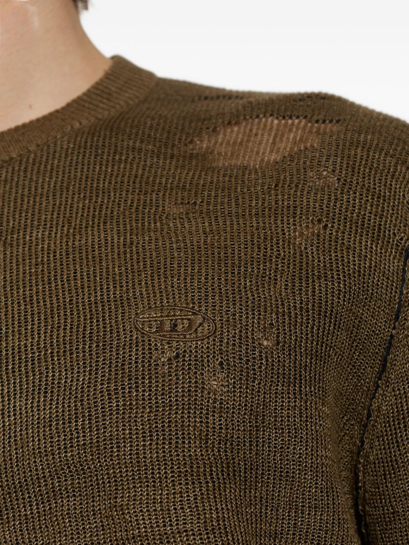 K-Daianas distressed crew-neck sweater 5