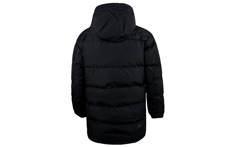 Converse Mid-Length Down Fill Puffer Jacket 'Black' 10019323-A03 - 2