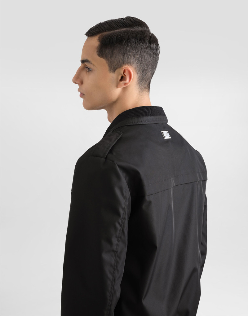 Canvas bomber jacket with tag 5