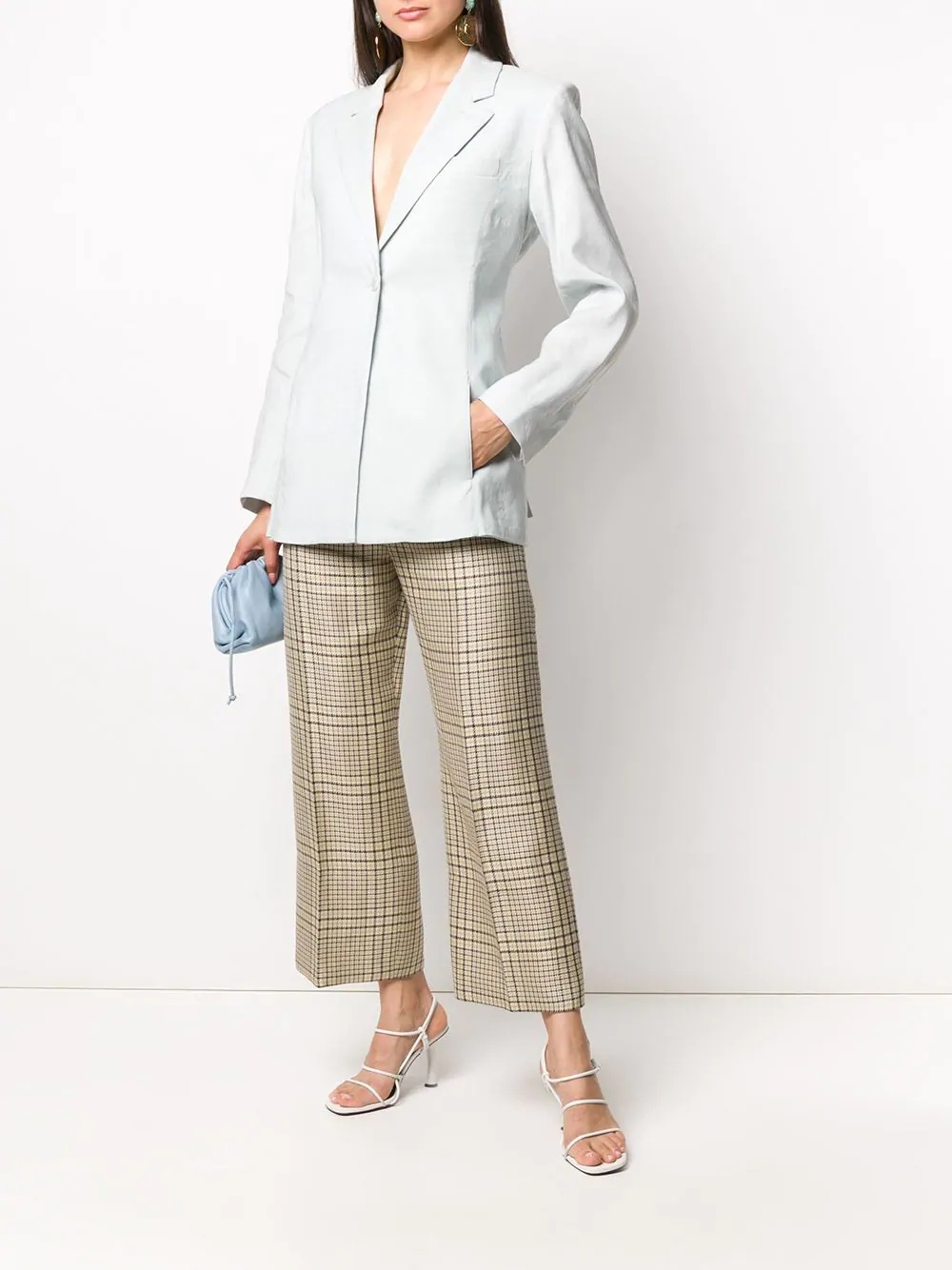 Le pantalon Santon check trousers - 2