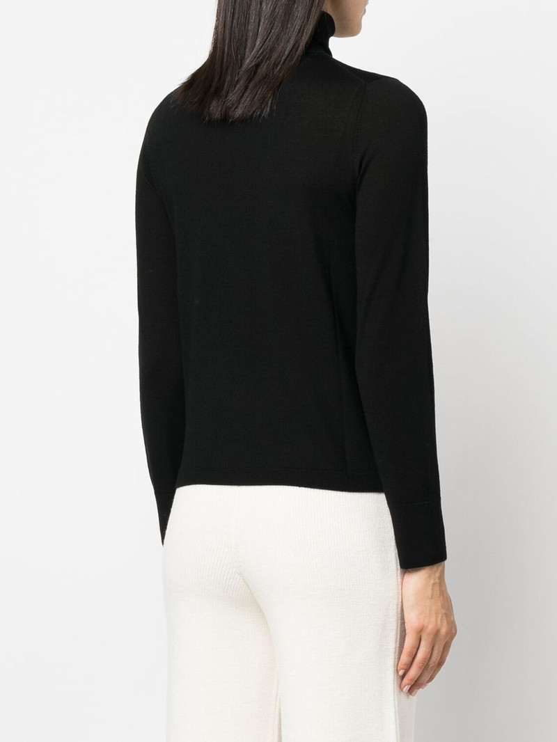 high-neck virgin wool jumper 4