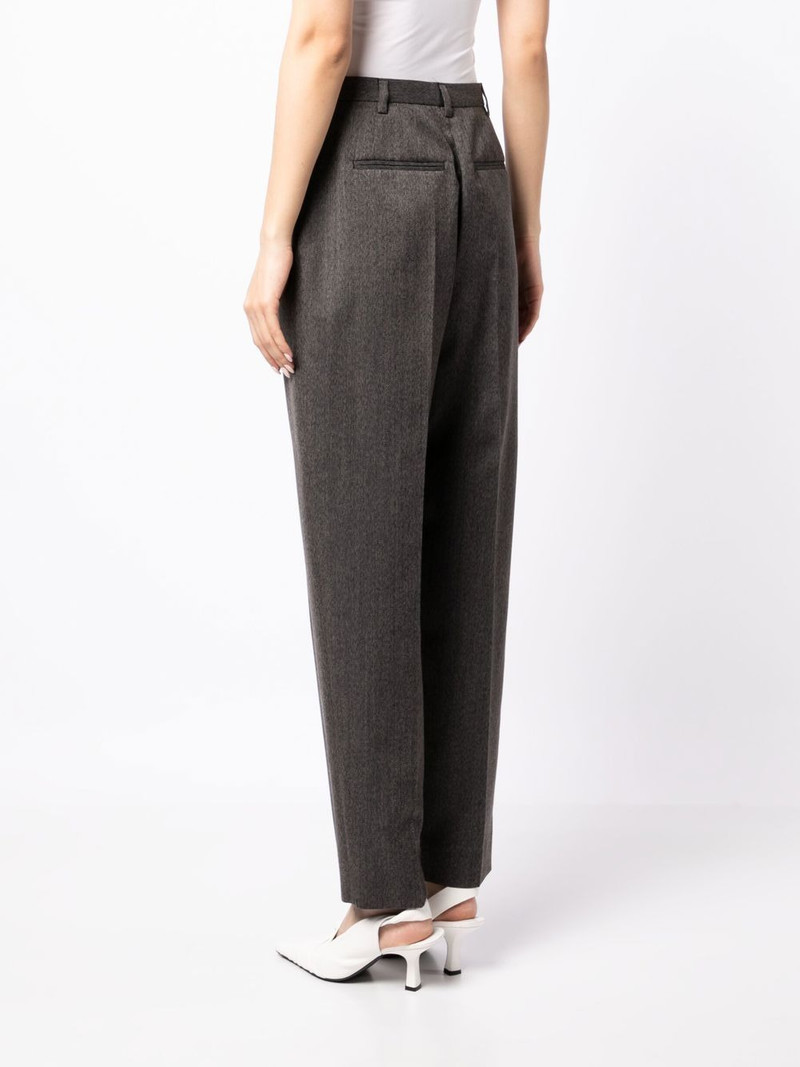 high-waisted tapered trousers 4
