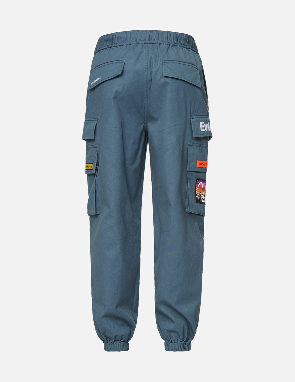 Logo and Seagull Embroidered Cargo Pants - 2