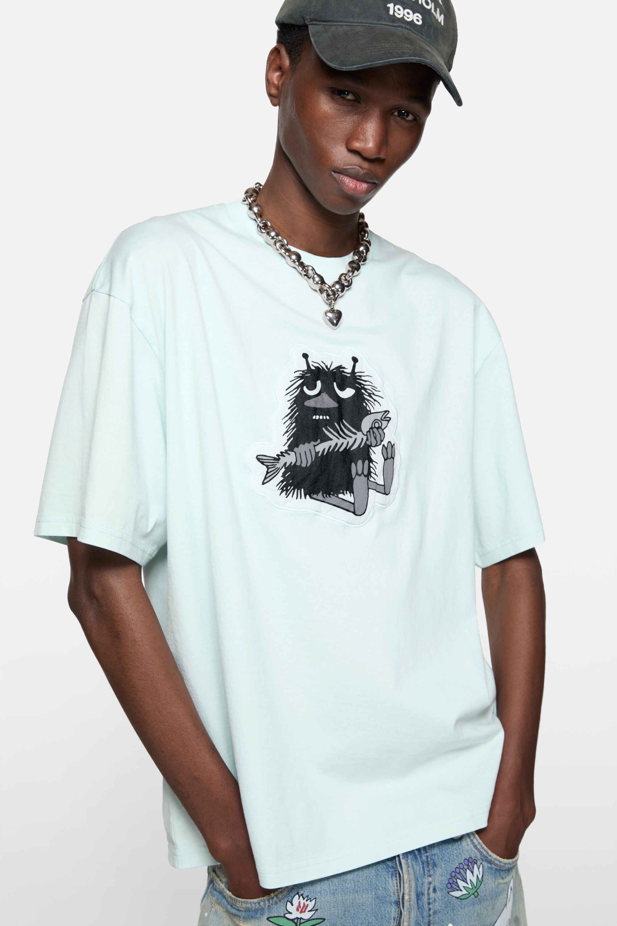T-shirt Acne Studios x Moomin - Pale blue - 4