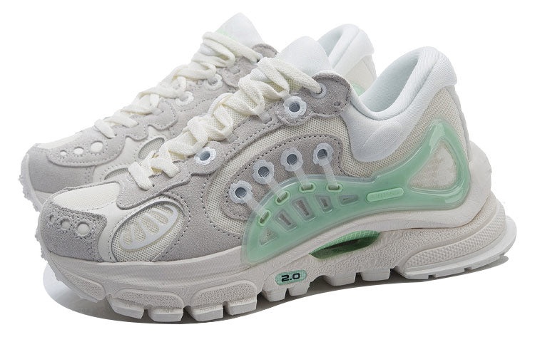 (WMNS) Li-Ning Furious Rider Ace 2 x Paris Fashion Week 'Grey Green' ARHR092-2 - 4