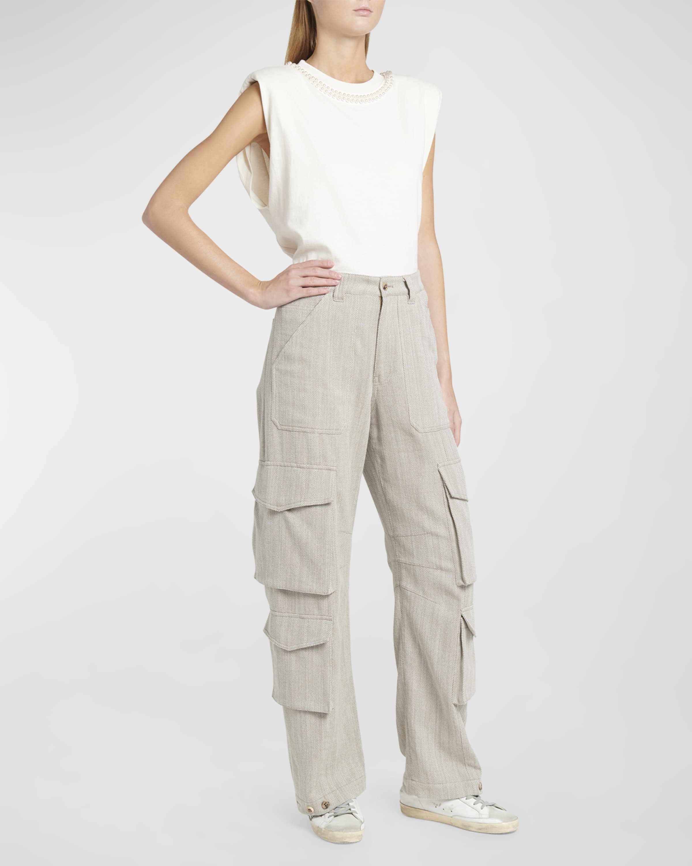 Journey Leesa Herringbone Cargo Pants - 5