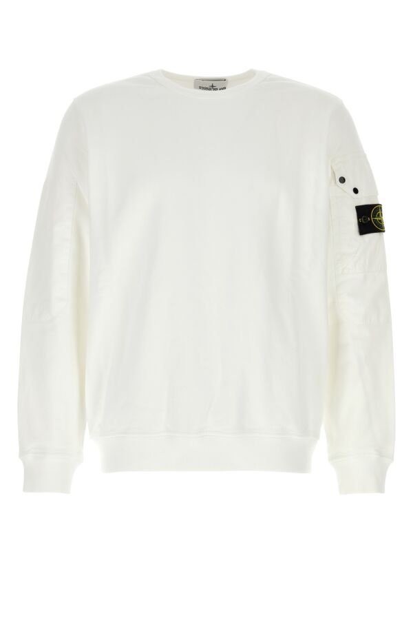 White cotton sweatshirt - 1