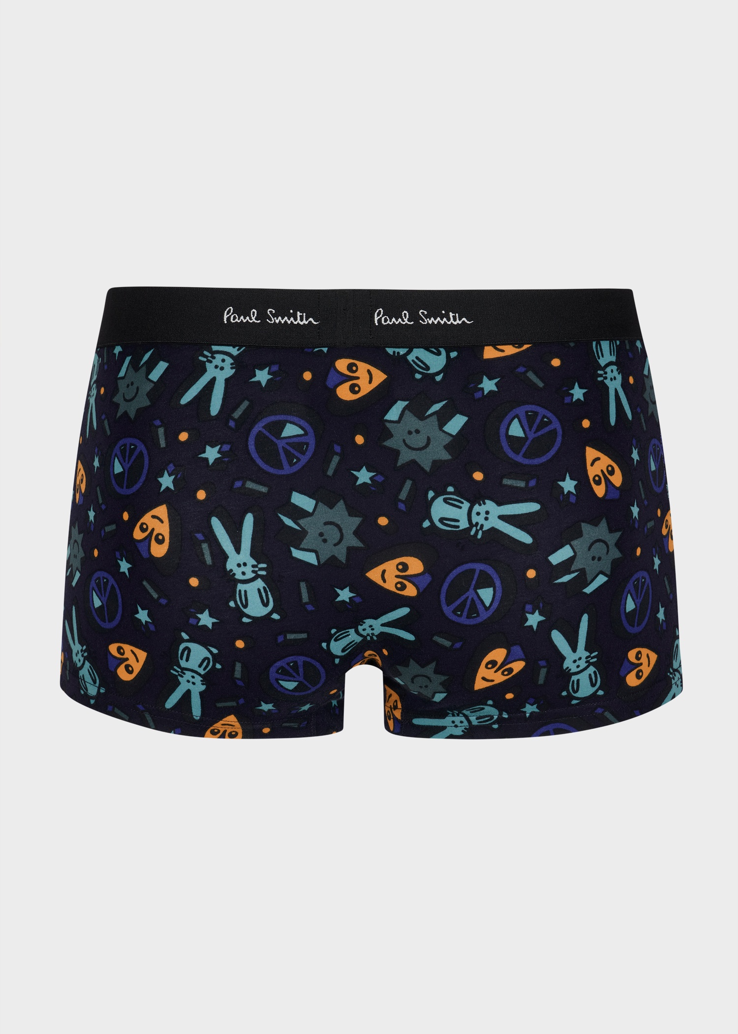 Cotton 'Pop Bunny World' Print Boxer Briefs - 2