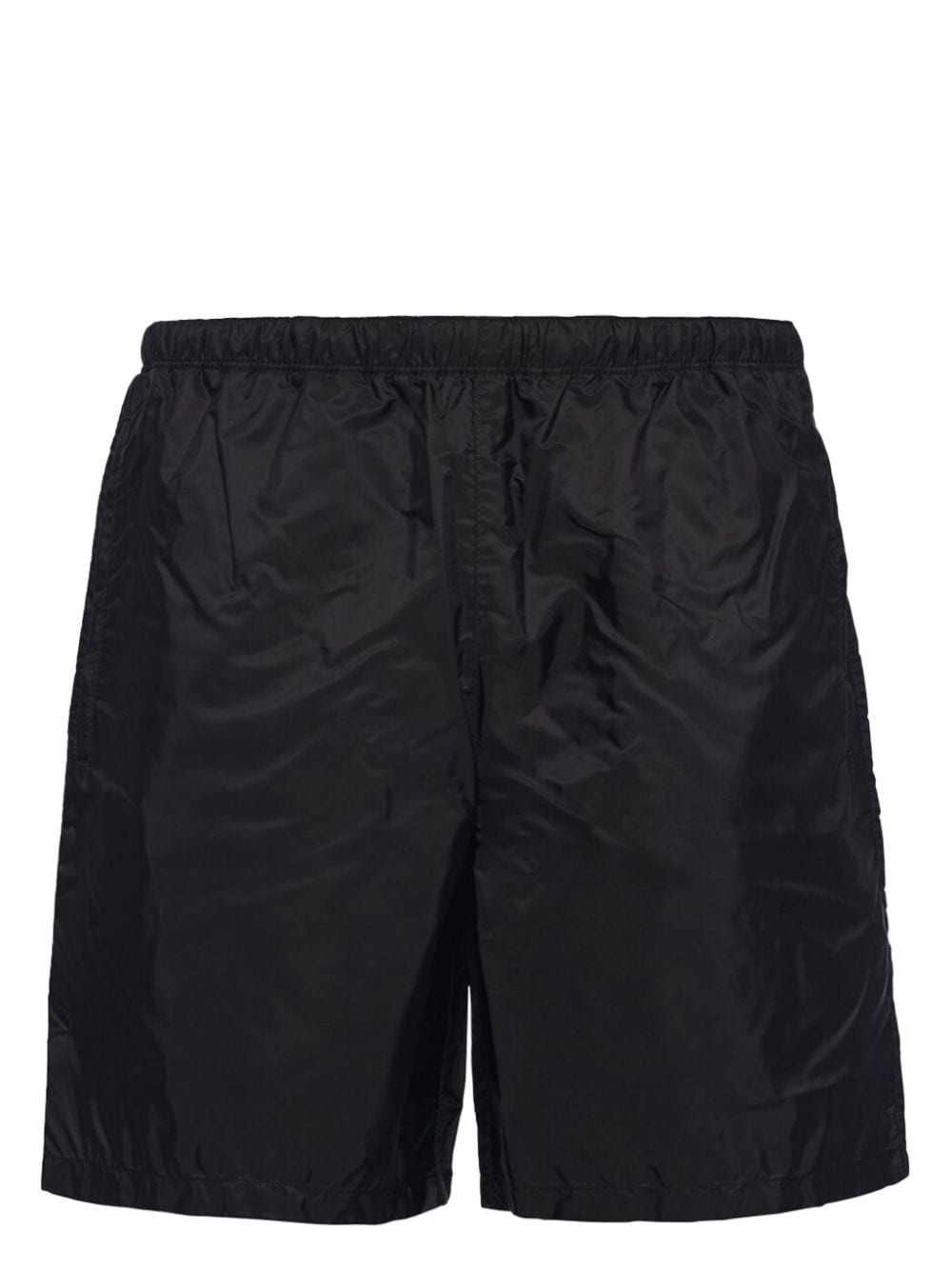 logo-plaque swim shorts - 1