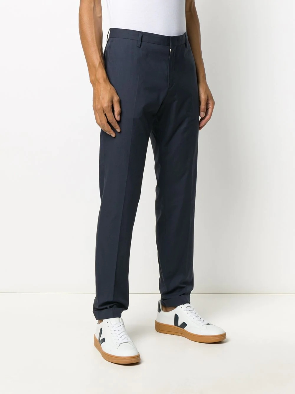 slim-fit tailored trousers - 3