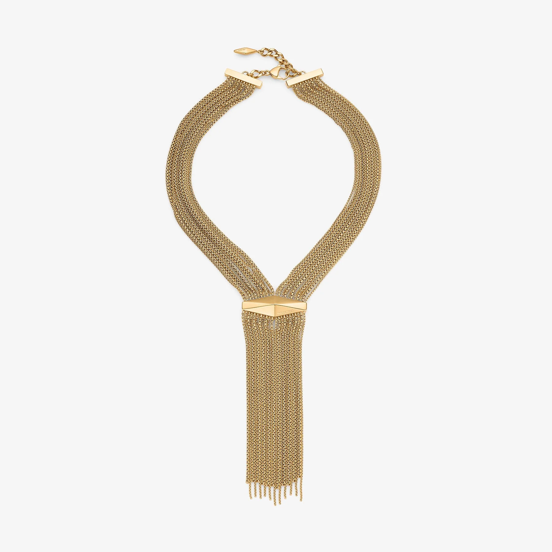 Zandra Necklace
Vintage Gold Chandelier Necklace with Diamonds - 1