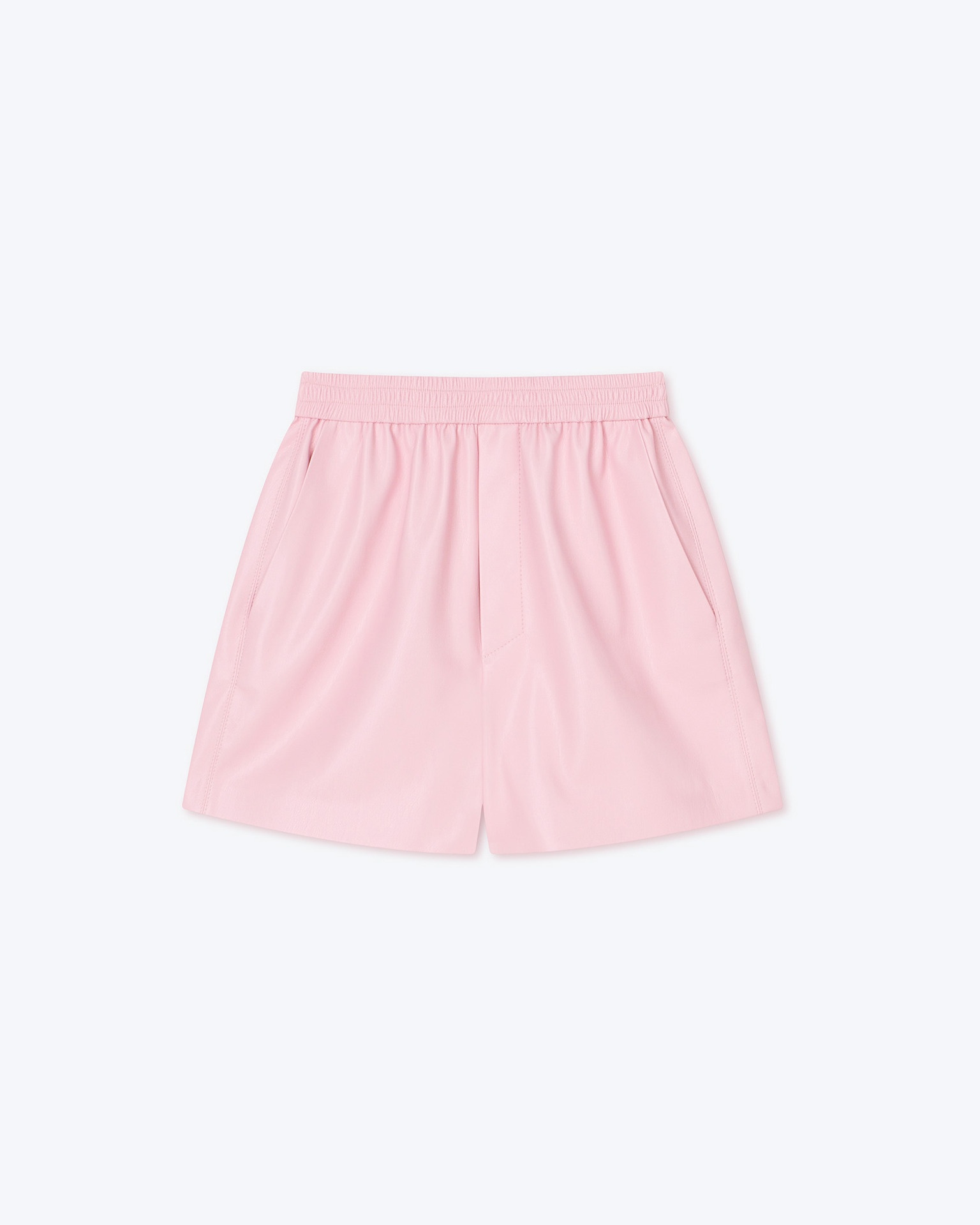 BRENNA - OKOBOR™ alt-leather shorts - Pink - 1