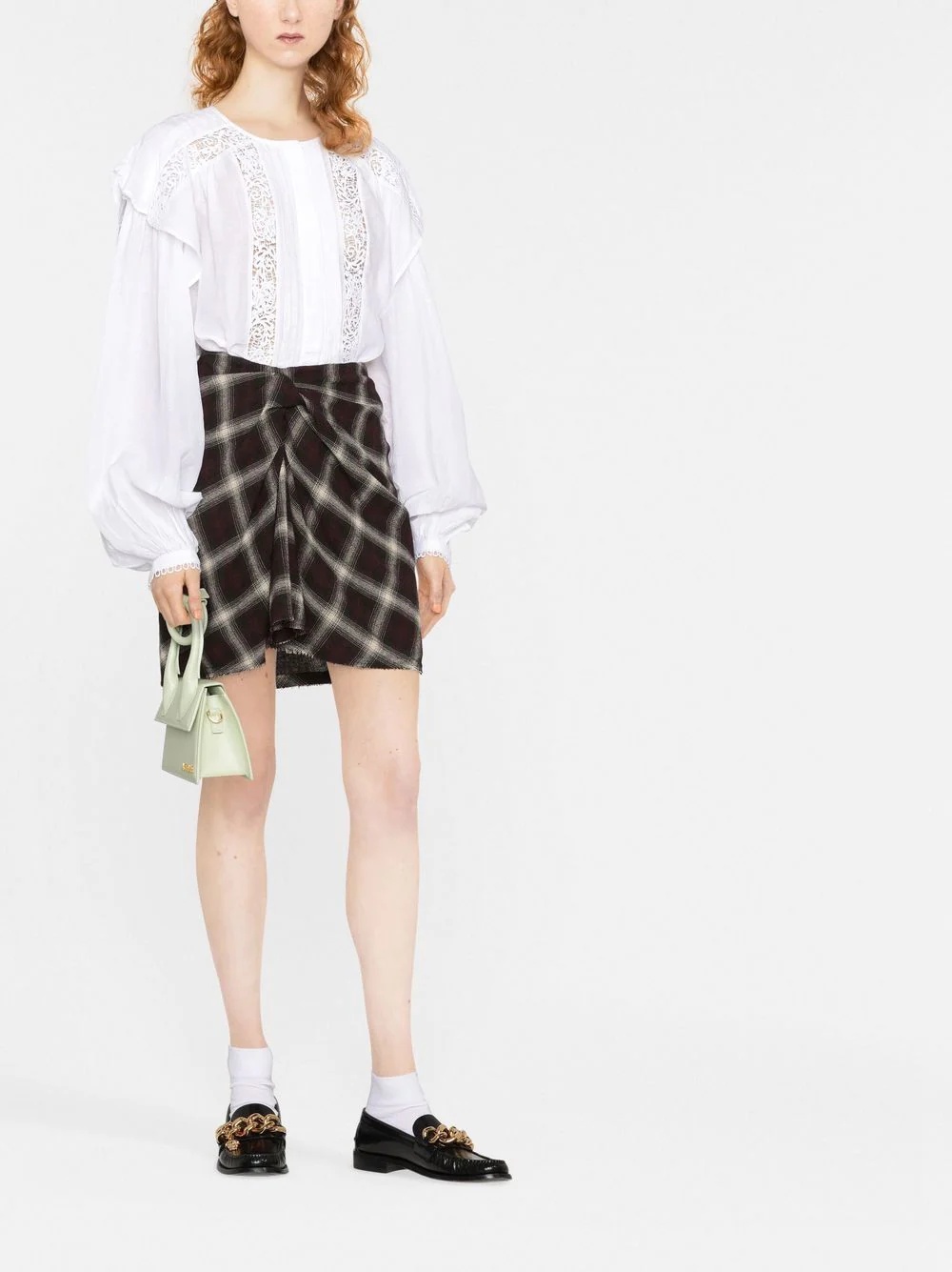 Georgina lace-detail blouse - 2