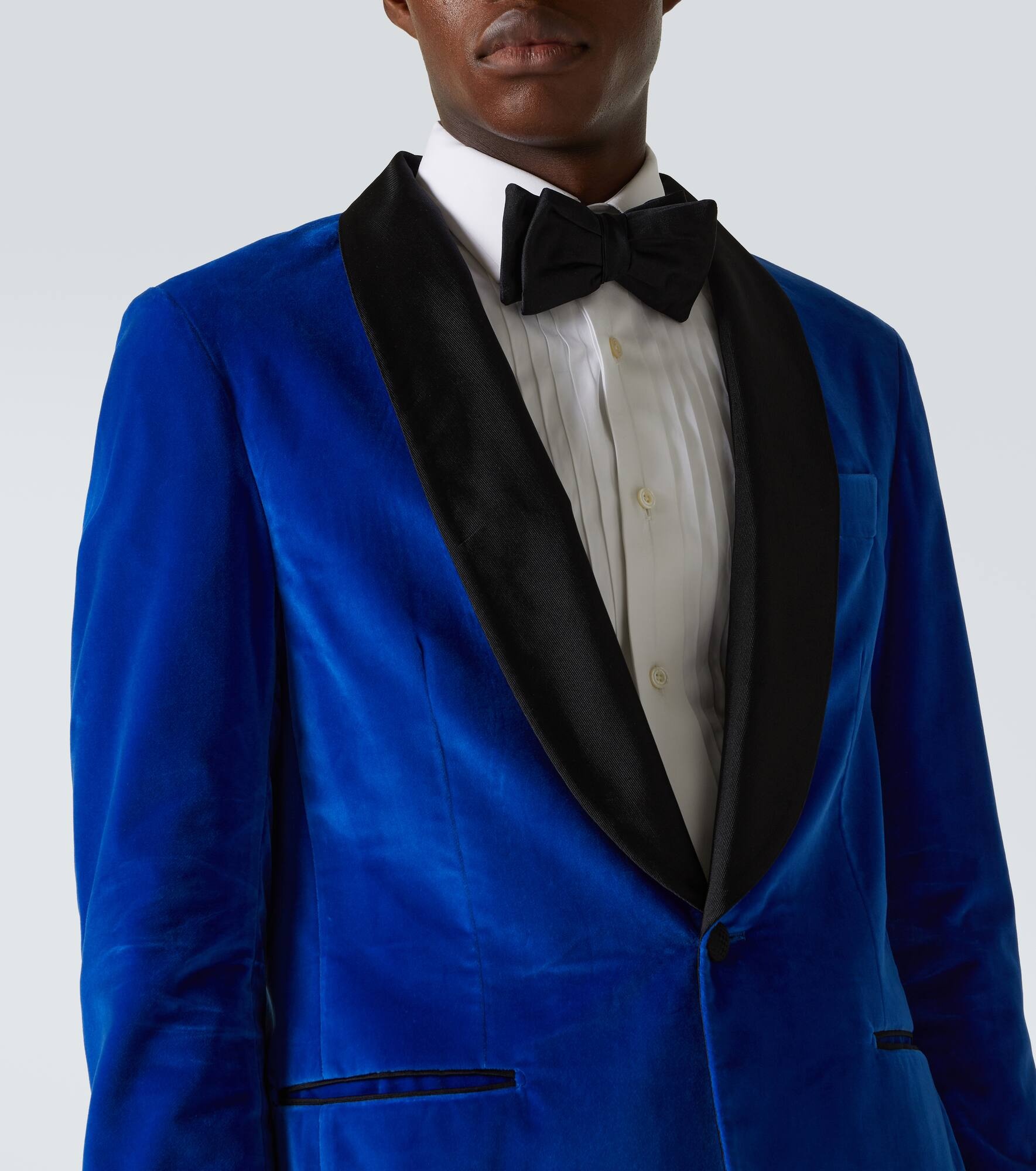 Cotton velvet blazer - 5