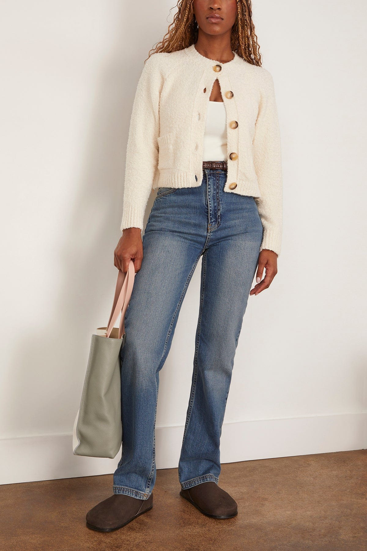 Fantine Sweater in Ecru - 2
