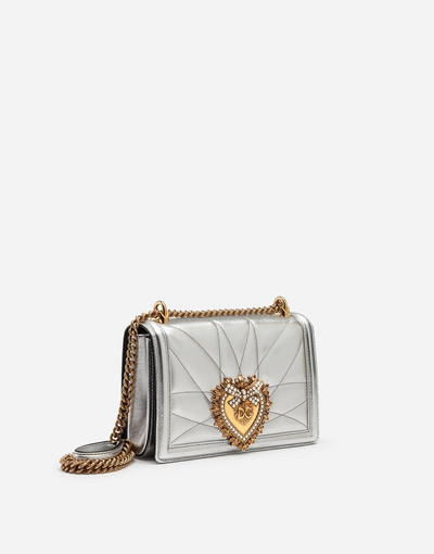 Dolce & Gabbana Medium Devotion bag in quilted nappa mordoré outlook