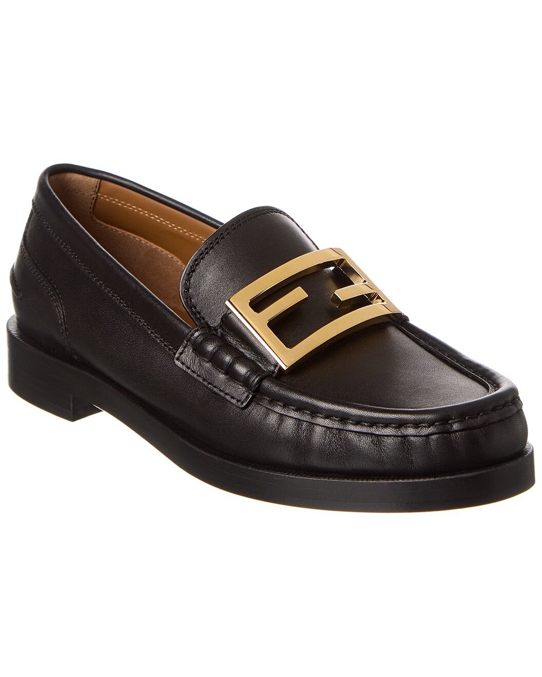 FENDI Baguette Leather Loafer - 1