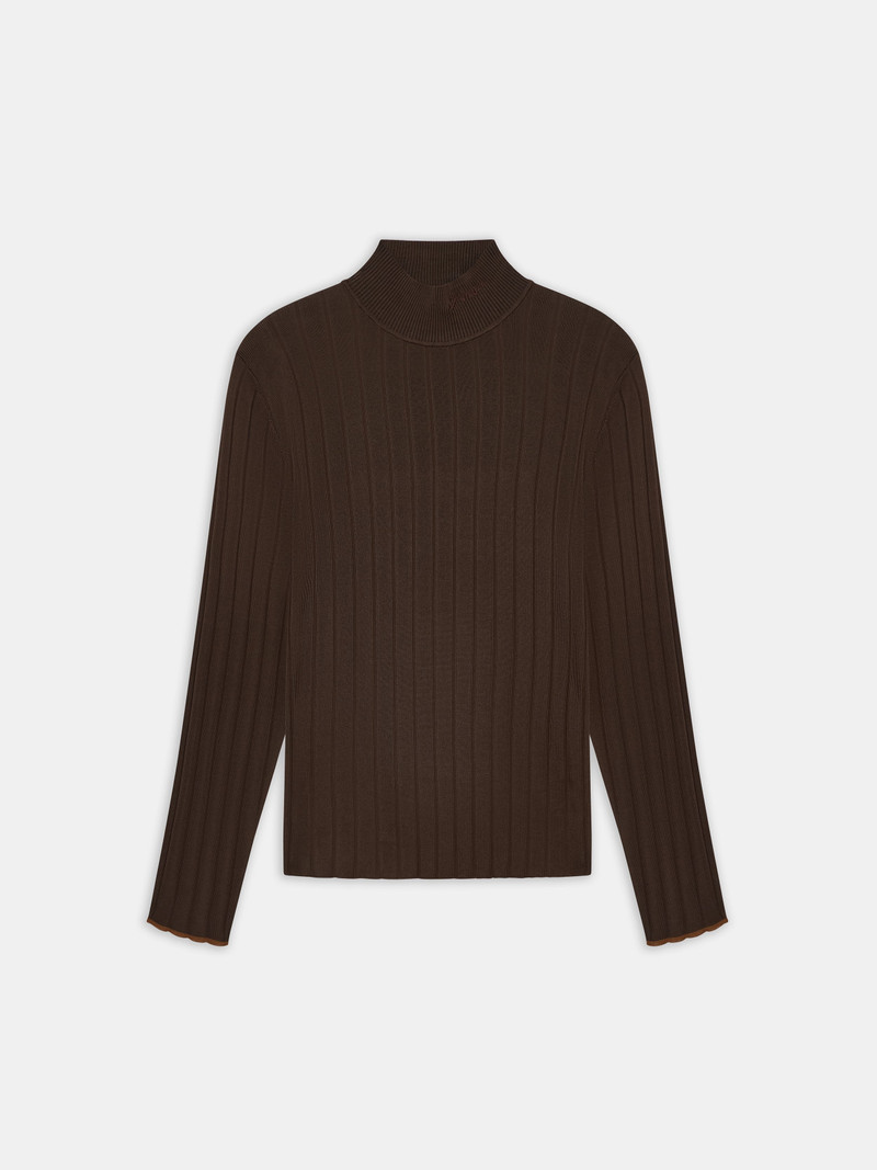 SCRIPT MOCK NECK SWEATER 1