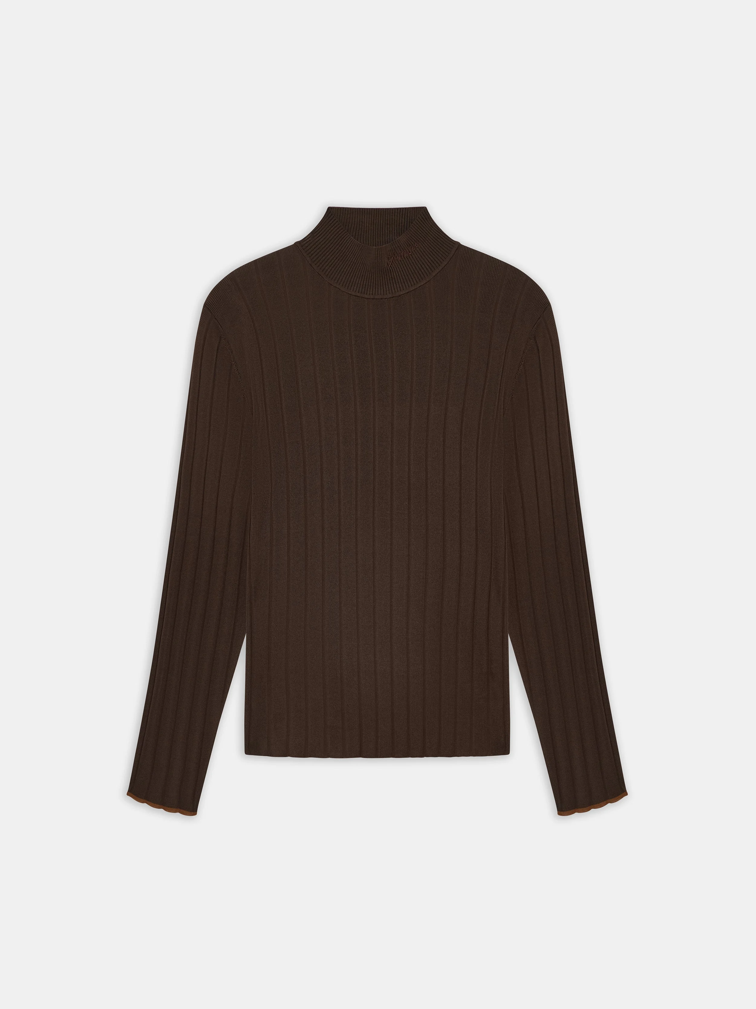 SCRIPT MOCK NECK SWEATER - 1