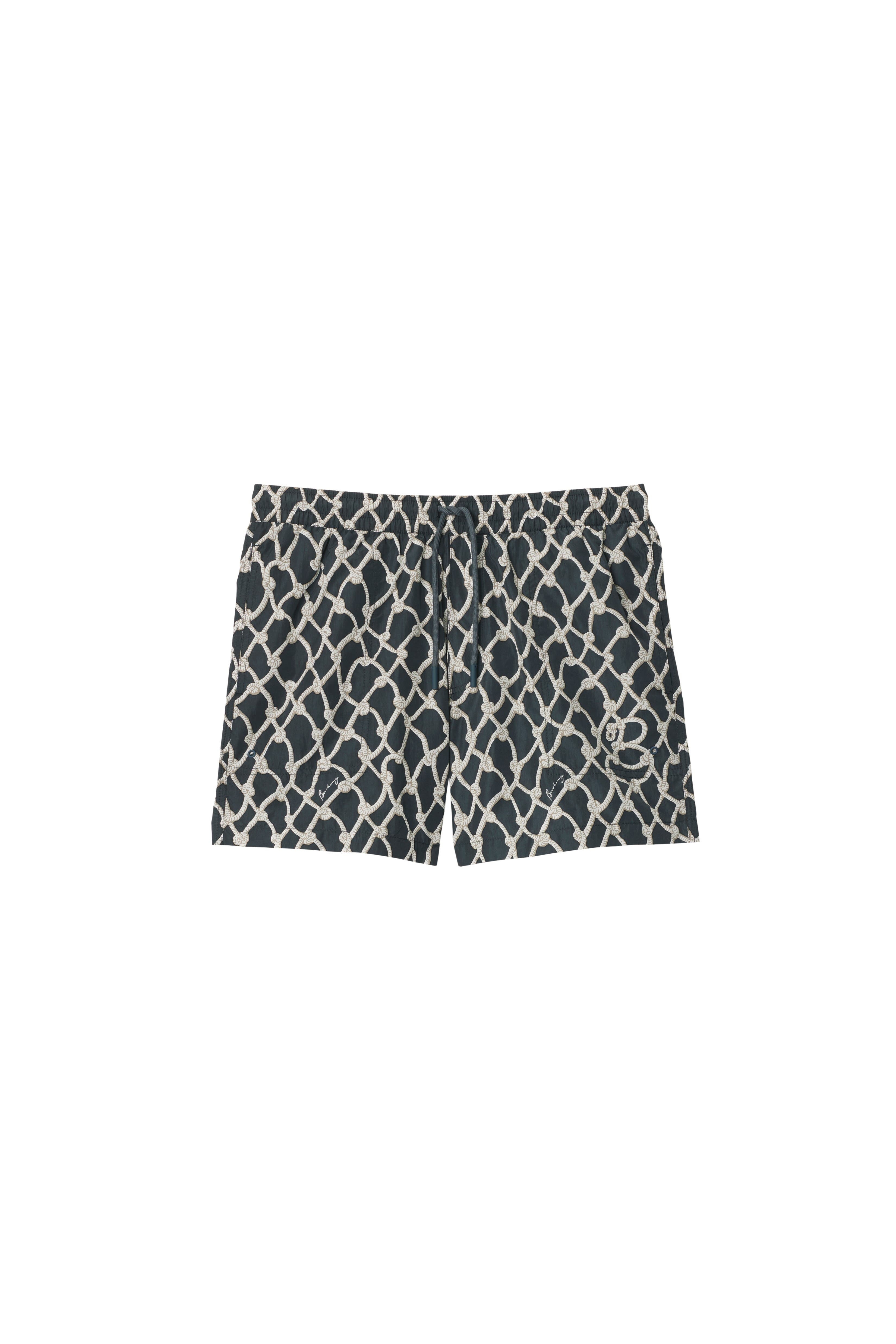 burberry Knot Nylon Swim Shorts in Magnet at Nordstrom - 2
