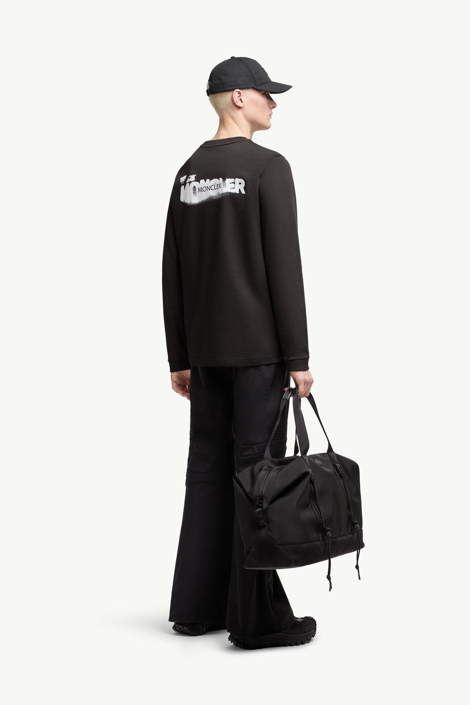 Graphic Logo Long Sleeve Cotton T-Shirt - 2