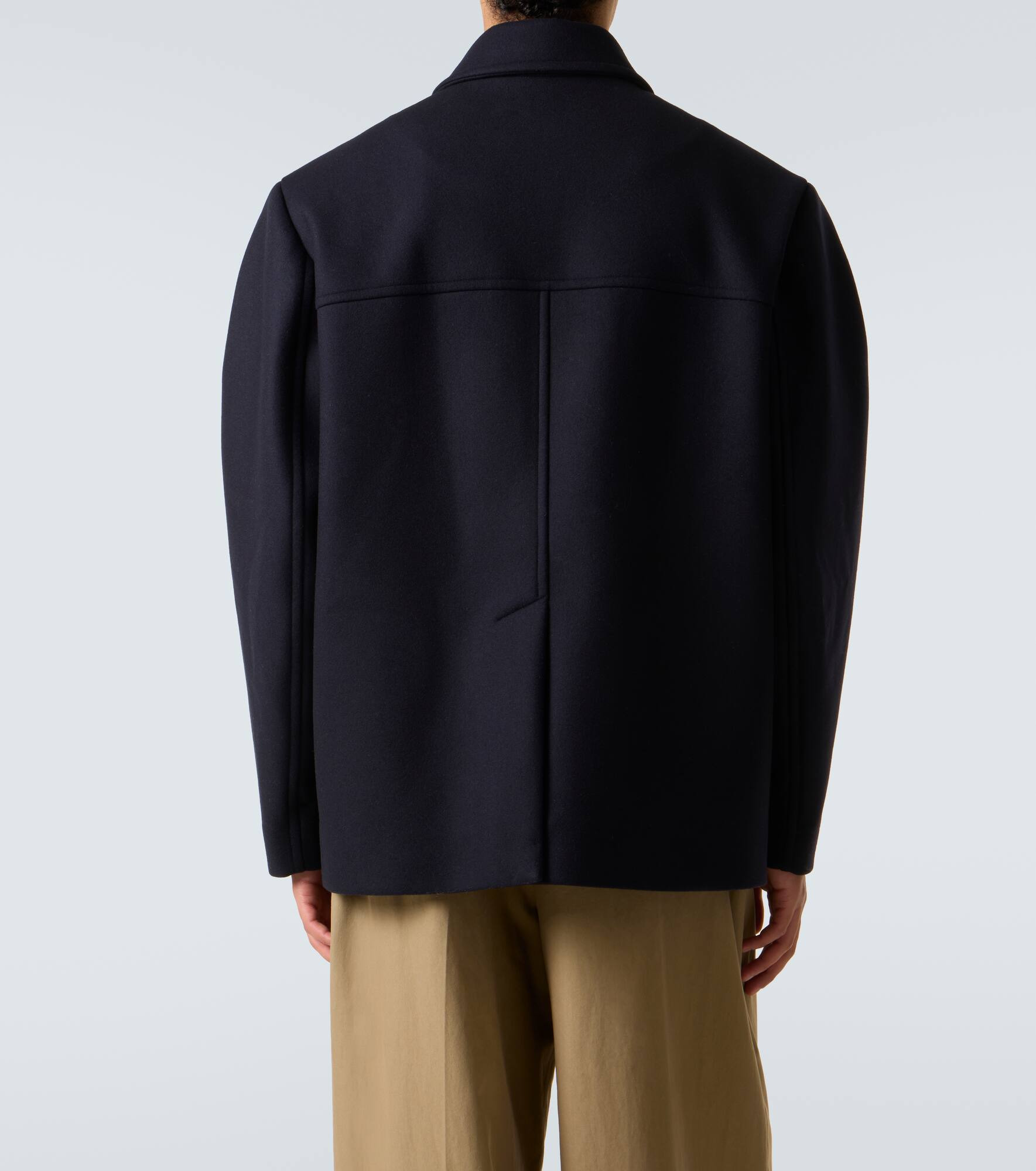 Embellished wool-blend jacket - 4