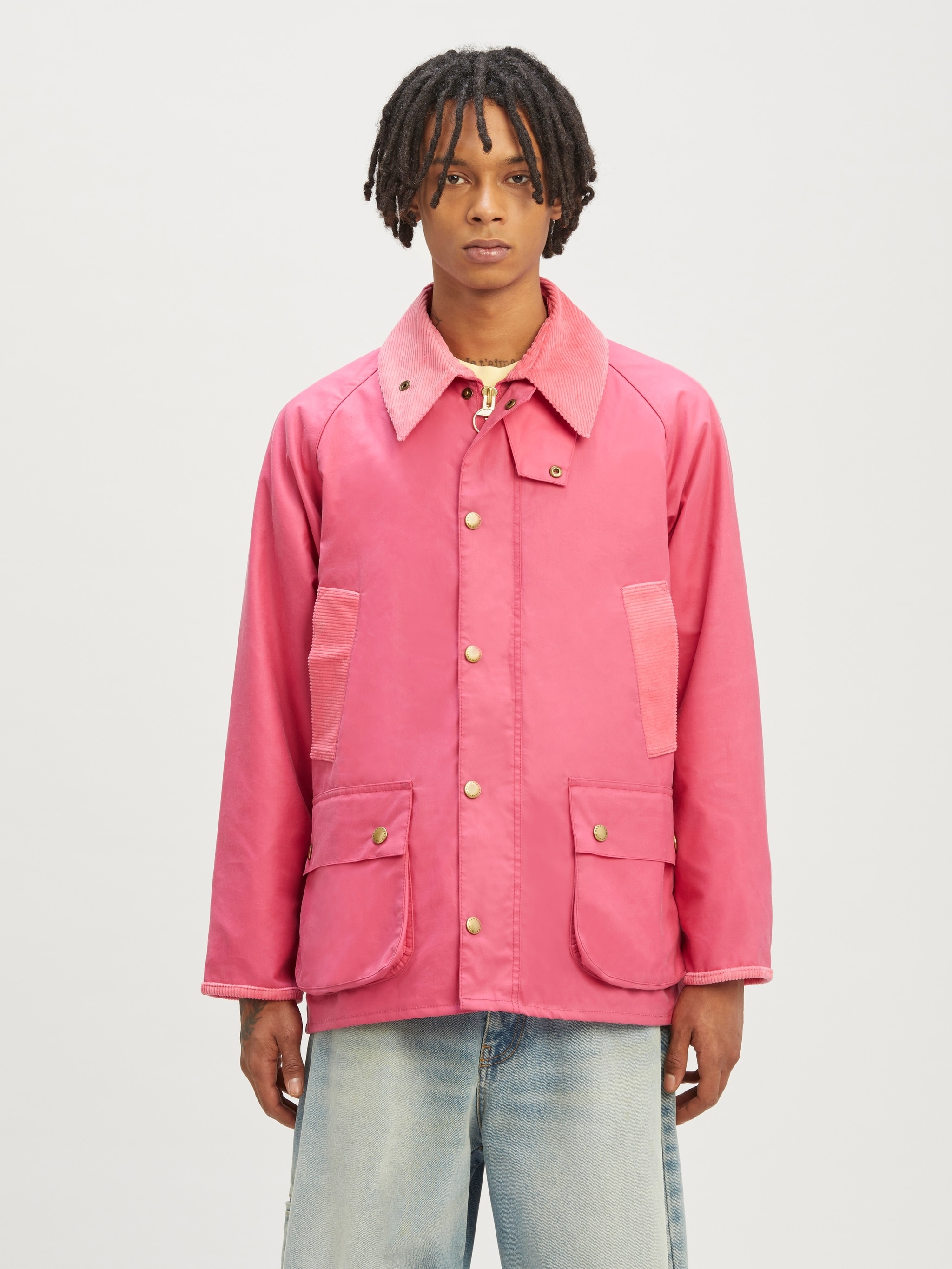 Palm Angels x Barbour Bedale Wax Jacket - 4