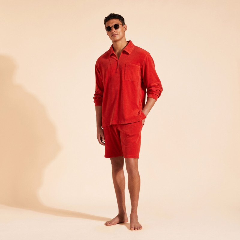 Vilebrequin Men Linen Vareuse Solid outlook