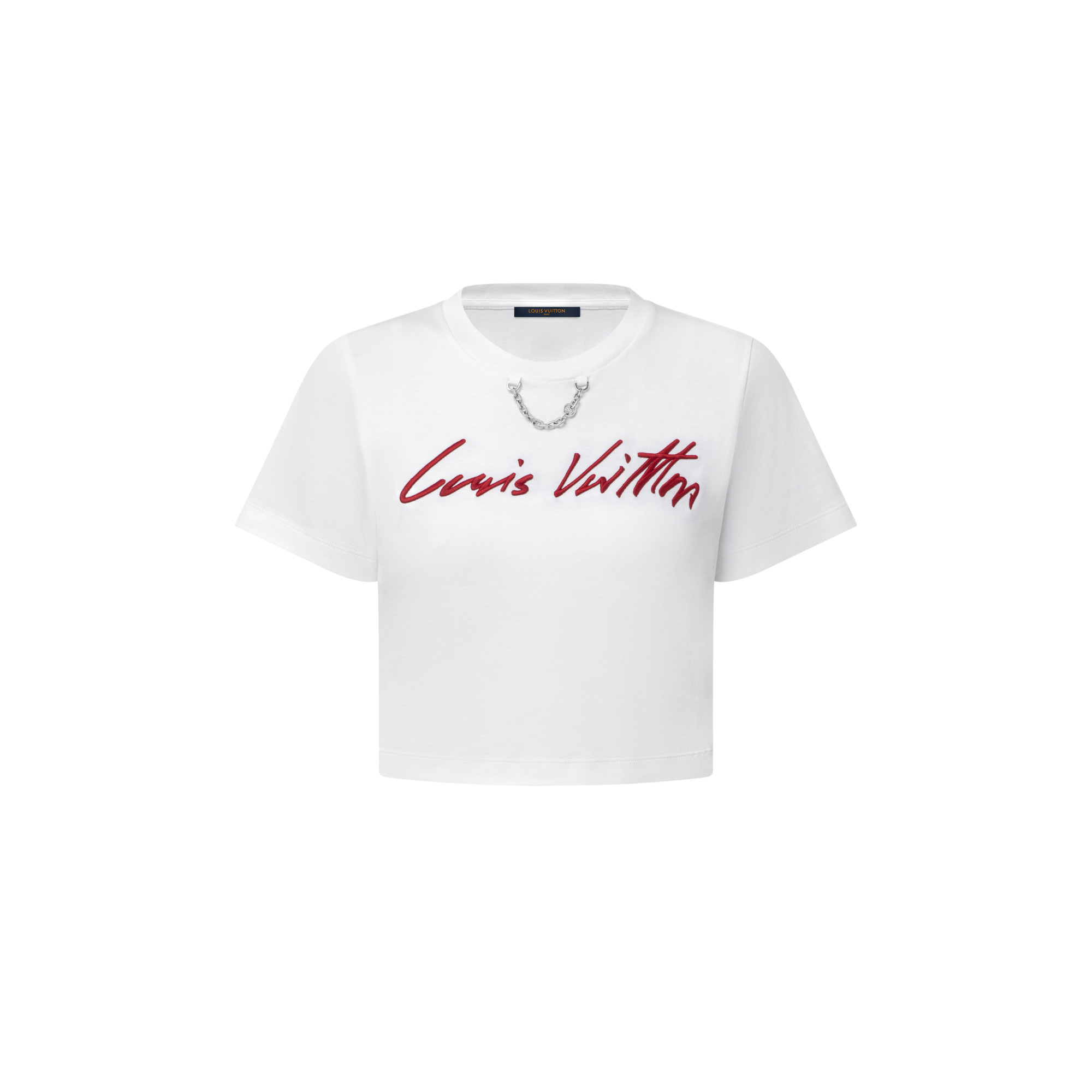 Cursive Signature Crop Top - 1