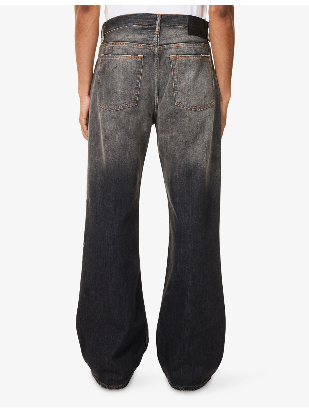 Trafalgar Wide-leg Brand-Patch Denim Jeans - 4