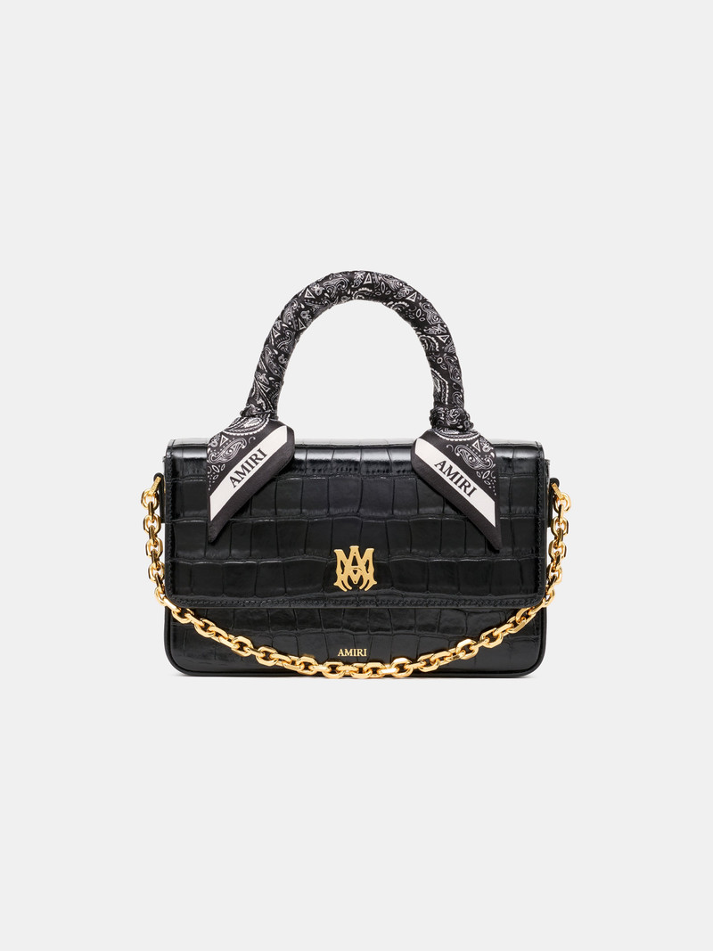 WOMEN'S CROC EMBOSSED LONG MA BAG 1