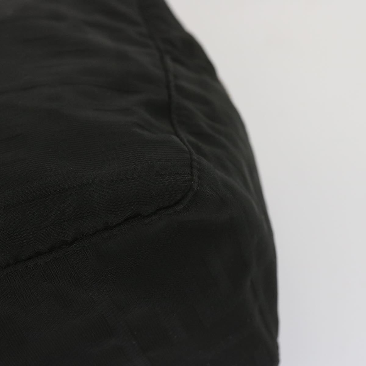 FENDI Zucca Canvas Hand Bag Black - 11