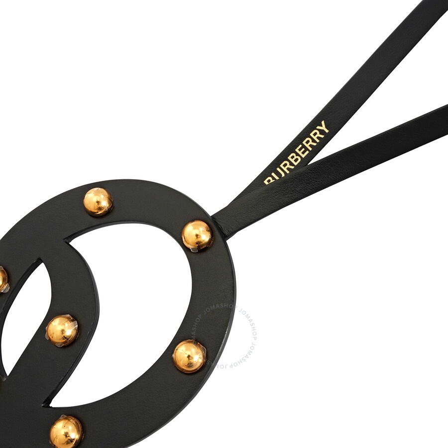 Burberry Studded Leather Alphabet Q Charm - 3