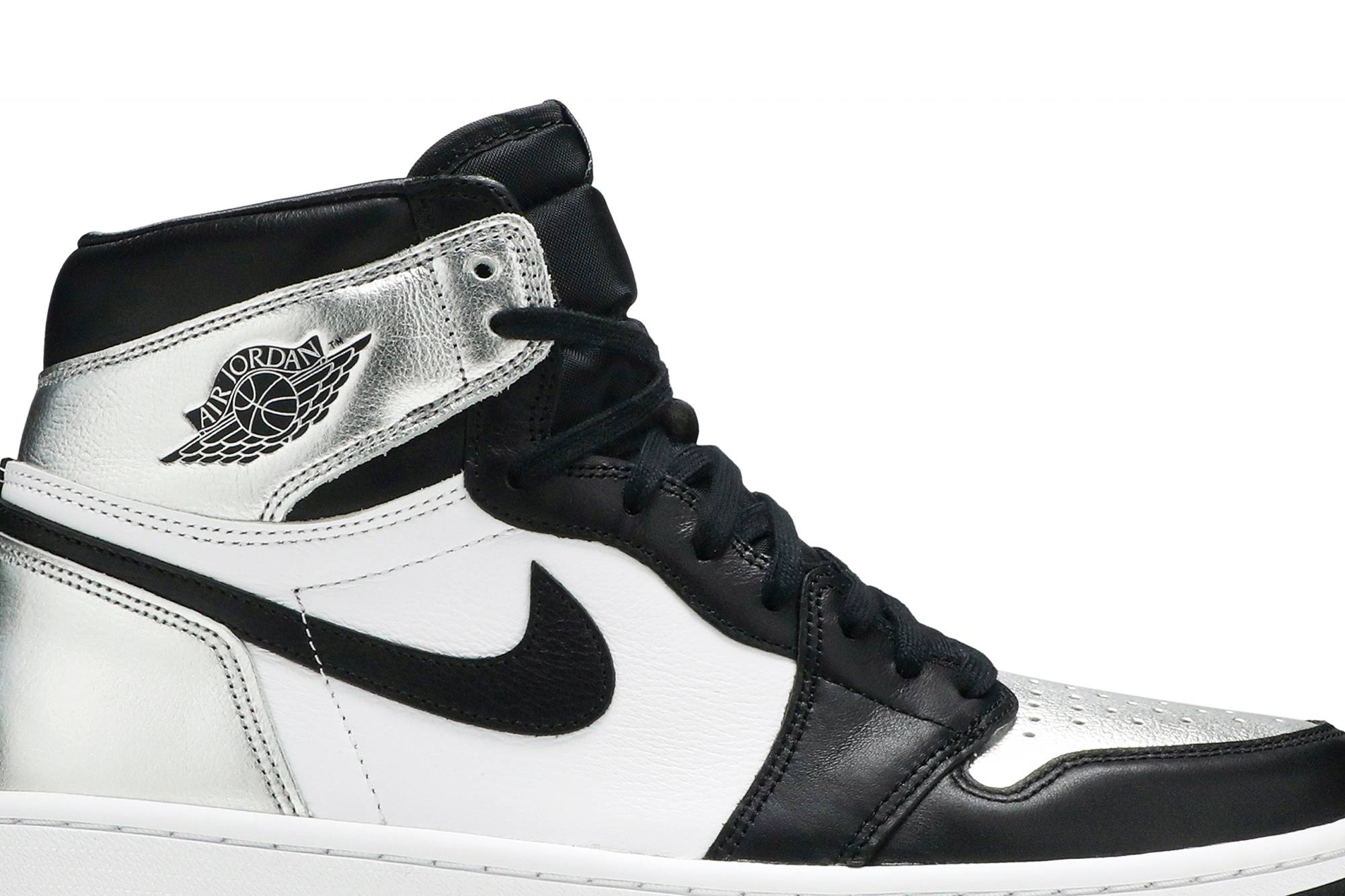 Wmns Air Jordan 1 Retro High OG 'Silver Toe' - 2