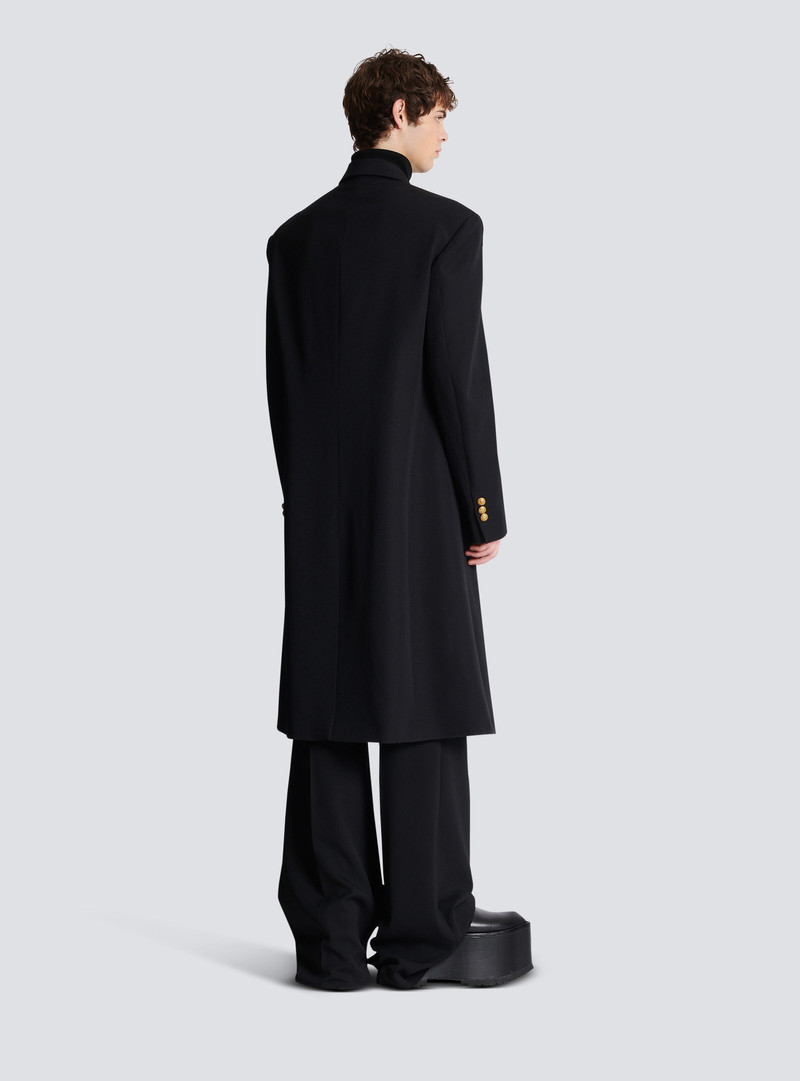 Long military-style coat 4