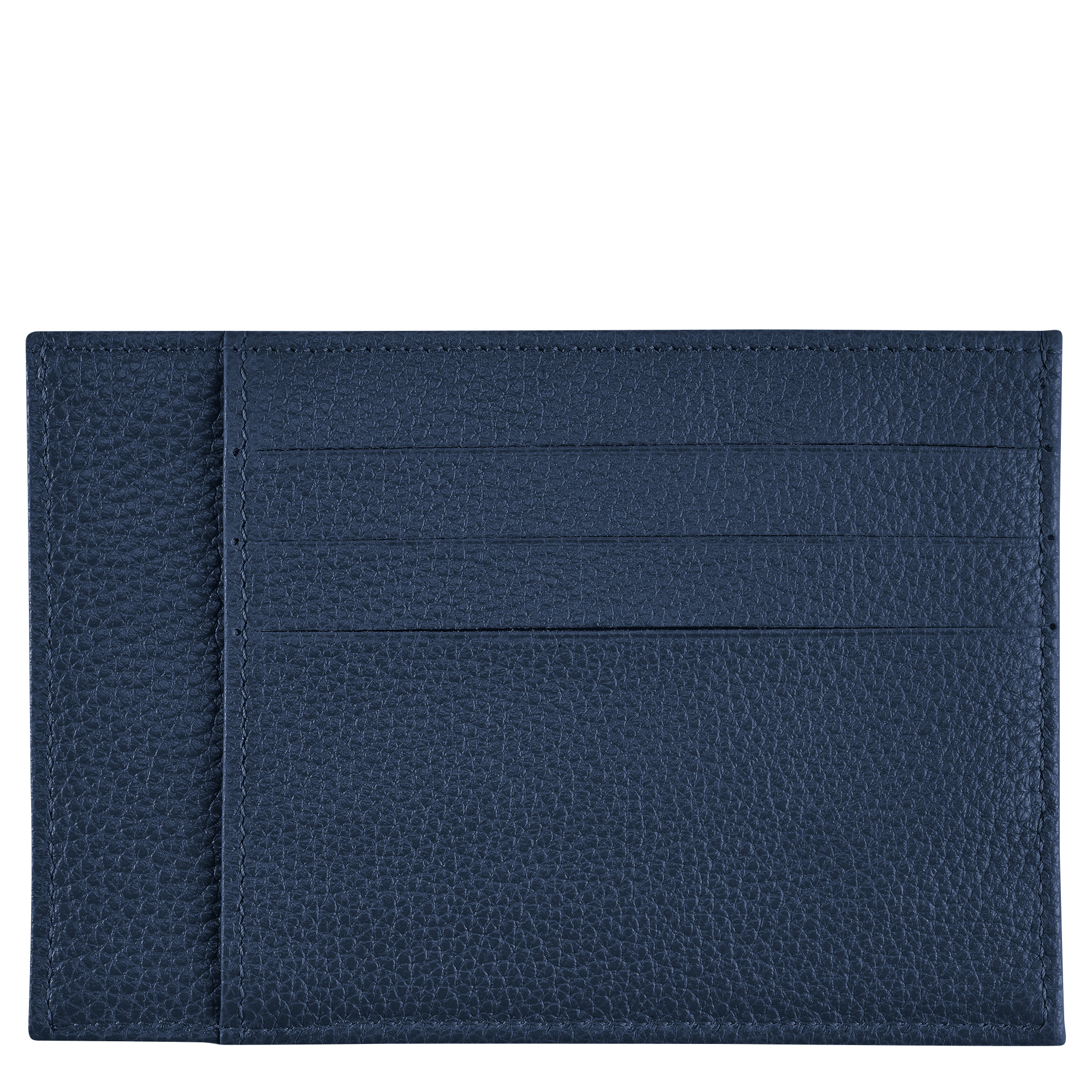 Le Foulonné Card holder Navy - Leather - 2