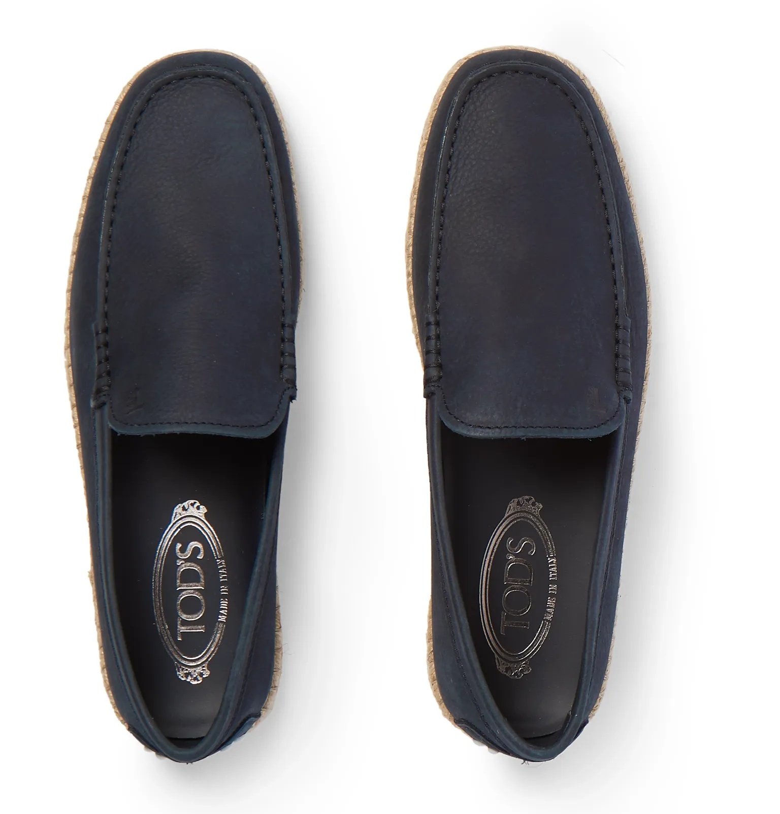 Nubuck Espadrille Loafers - 8